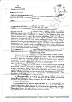 Isparta 2014/1143 - Aktif Eğitim-Sen