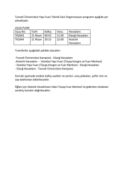 Ekli Dosyayı İndir - Tunceli Üniversitesi