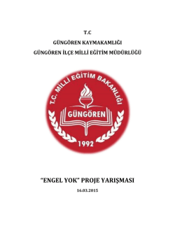 engel yok - G&uuml;ng&ouml;ren İl&ccedil;e Milli Eğitim M&uuml;d&uuml;rl&uuml;ğ&uuml;