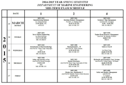 Gemi Makineleri İşletme M&uuml;hendisliği