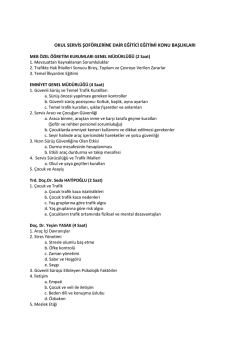 eğitim konu başlıkları - &Ouml;zel &Ouml;ğretim Kurumları Genel M&uuml;d&uuml;rl&uuml;ğ&uuml;