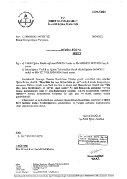 M&uuml;d&uuml;rl&uuml;ğ&uuml;m&uuml;z&uuml;n konuyla ilgili yazısı i&ccedil;in tıklayınız.