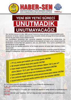 &uuml;nver kaftancıoğlu yalnız değildir&hellip; - haber-sen