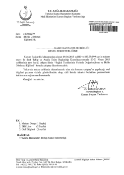 A&ccedil; - T&uuml;rkiye Kamu Hastaneleri Kurumu