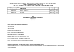 Adıyaman Bölge Müd.lüğü 1 adet engelli ve 1 adet eski hükümlü