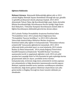 buradan - Buğday Ekolojik Yaşamı Destekleme Derneği