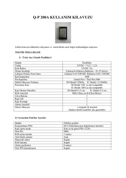 qp 200a kullanım kılavuzu