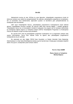 I &Ouml;N S&Ouml;Z Merkezimizin kuruluş yılı olan 1974`ten bu yana &ouml;ğrenciler