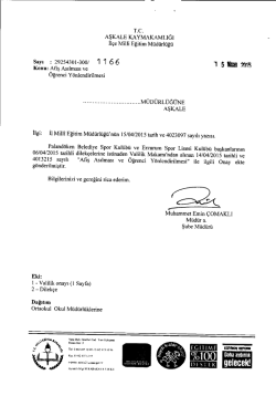 afiş asılması ve &ouml;ğrenci y&ouml;nlendirilmesi (ortaokul m&uuml;d&uuml;rl&uuml;klerine)