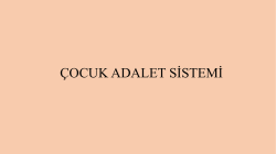 çocuk adelet sistemi - Özel Öğretim Kurumları Genel Müdürlüğü
