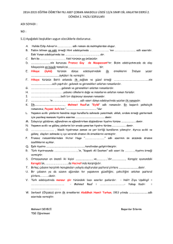 2014-2015 eğitim-&ouml;ğretim yılı asef &ccedil;oban anadolu lisesi 12/a