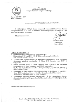 ğ&iacute; &scaron;ı Gen&ccedil;ıik Hizmetıefi ve spor İı M&uuml;d&uuml;rl&uuml;ğ&uuml;