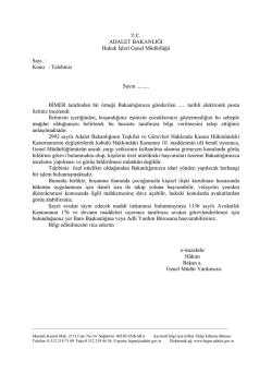 &Ouml;zel Nitelik(Velayet) - Hukuk İşleri Genel M&uuml;d&uuml;rl&uuml;ğ&uuml;