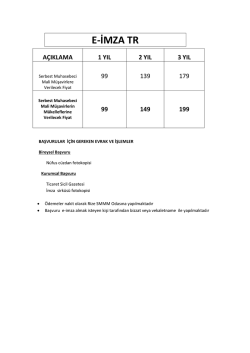 E-İMZA TR - rize smmmo