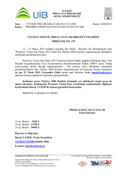 PREMIER VISION SAO PAULO MAYIS 2015 FUARI