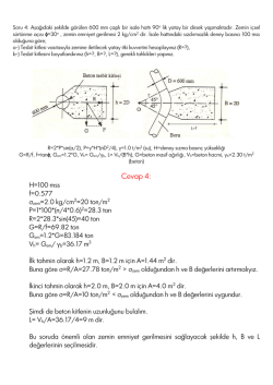 Cevap4 - İnşaat M&uuml;hendisliği B&ouml;l&uuml;m&uuml;