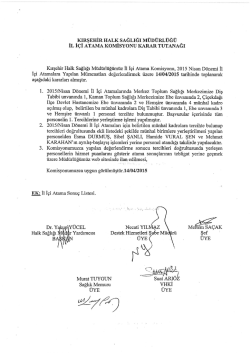 indirmek i&ccedil;in tıklayınız - Kırşehir Halk Sağlığı M&uuml;d&uuml;rl&uuml;ğ&uuml;