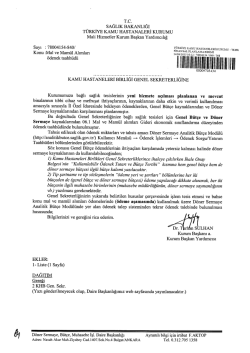 A&ccedil; - T&uuml;rkiye Kamu Hastaneleri Kurumu