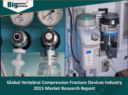 Global Vertrabel Compression Fracture Device 2015 Market Research Report