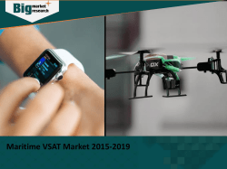 Maritime VSAT Market 2015-2019