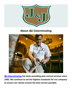 J&J Exterminating Pest Control Baton Rouge LA