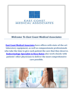 Endocrinology Specialist Boca Raton : East Coast Medical Associates