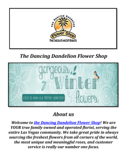 The Dancing Dandelion Flower Shop: Las Vegas Flower Shop