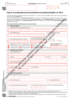 L1, Erkl&auml;rung zur ArbeitnehmerInnenveranlagung 2014