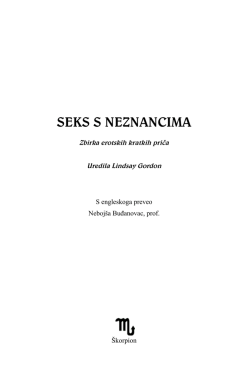 Seks s neznancima - zbirka erotskih kratkih priča