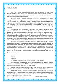 KUĆA NA OSAMI - Sarajevo