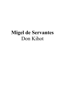 Migel de Servantes