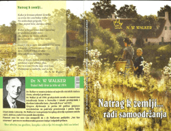 Natrag k zemlji radi samoodržanja