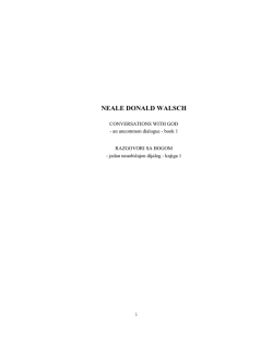 Neale Donald Walsch Razgovori sa bogom