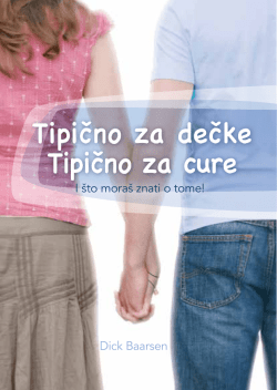 Tipično za dečke Tipično za cure Tipično za dečke