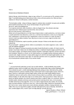 Tekst 1 ČOVJEK KOJI JE PREZIRAO STROJEVE Kada je Cekung