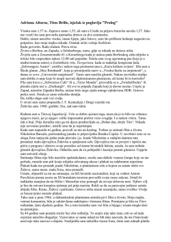 Adriana Altaras, Titos Brille, isječak iz poglavlja "Prolog"