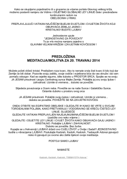 Meditacija koju predlaže Hilda