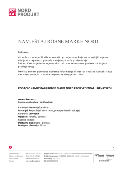 NAMJE&Scaron;TAJ ROBNE MARKE NORD
