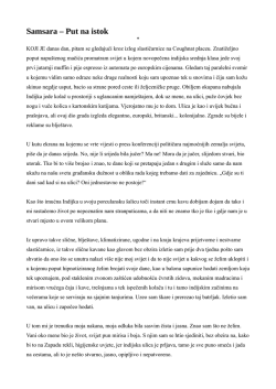 Samsara &ndash; Put na istok
