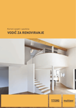 VODIČ ZA RENOVIRANJE
