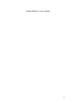 TAHIR PERVAN NAD JAMOM