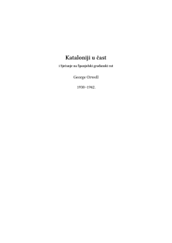 Kataloniji u čast - Anarhistička biblioteka