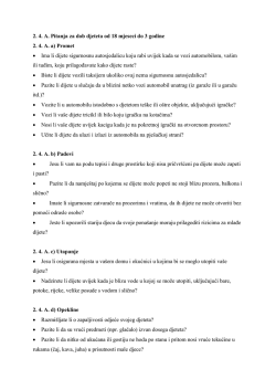 Sprječavanje nesreća-u dobi od 18 mjeseci do 3 godine