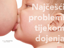 Najče&scaron;ći problemi tijekom dojenja