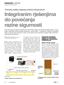 Integriranim rje&scaron;enjima do povećanja razine