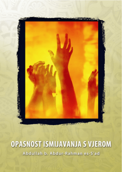 opasnost ismijavanja s vjerom_abdullah es
