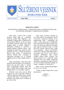 Službeni vjesnik 5-2014