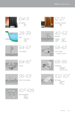 Tuš kabine Tuš vrata i stranice Crijeva Tuševi i šipke - FERO-TERM