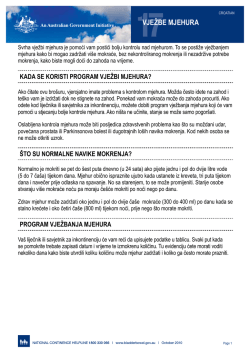 17VJEŽBE MJEHURA - BladderBowel.gov.au