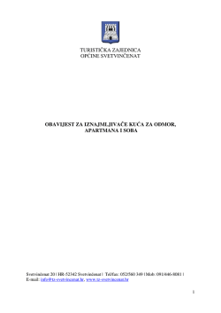 OBVEZE, ZAKONI I PROPISI ZA IZNAJMLJIVAČE